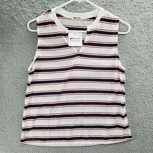 LAmade Sleeveless Shirt Top Striped Womens Size Small NWT